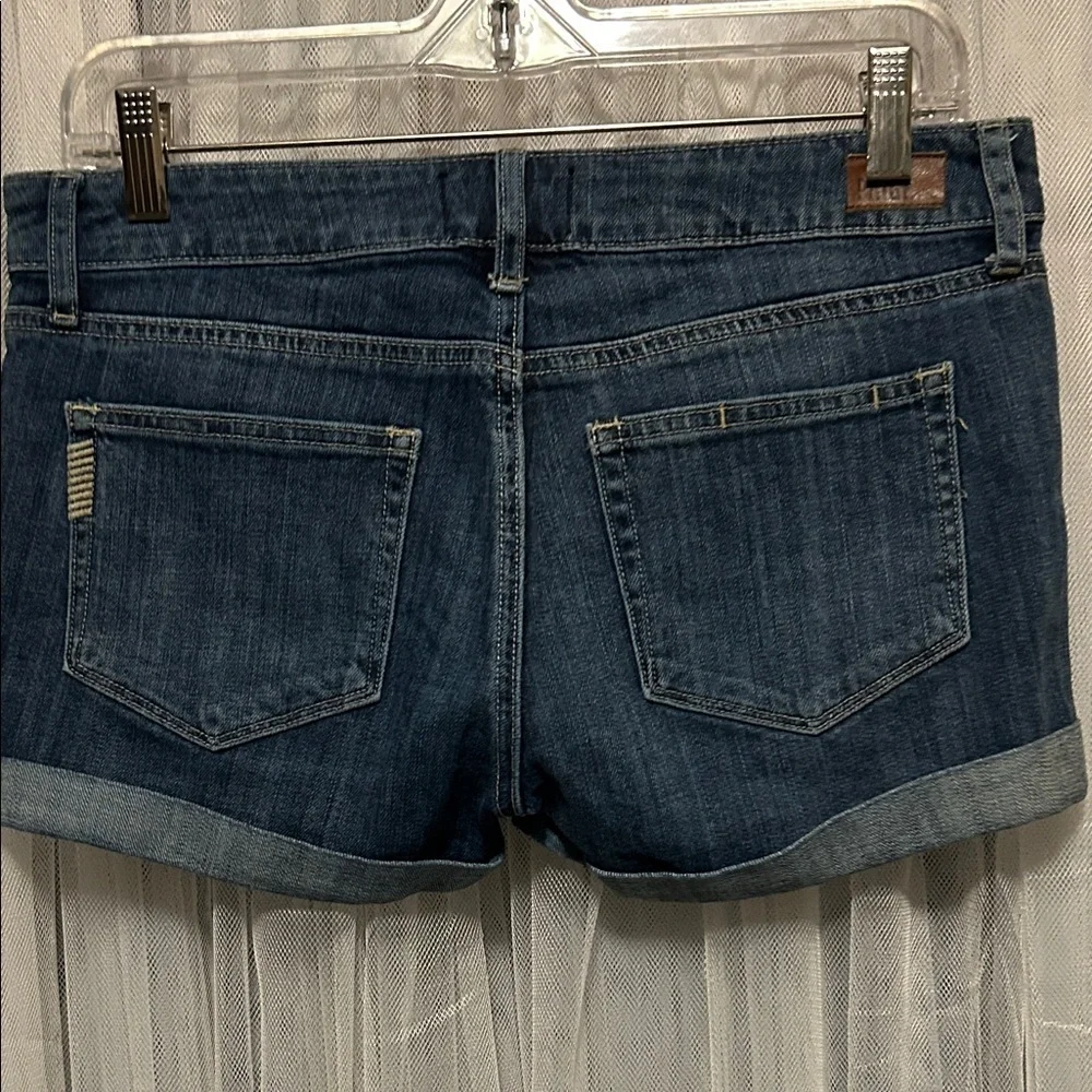 Denim Blue Distressed short Shorts